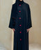 Korean Nidha Zahle Obsidian Red Abaya