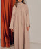 Cotton Linen Batroun Soft Bronze Shirt Abaya