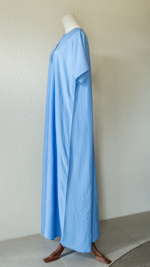 Creased HM Silky Inner Dress Sky Blue