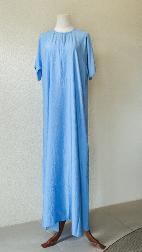Creased HM Silky Inner Dress Sky Blue