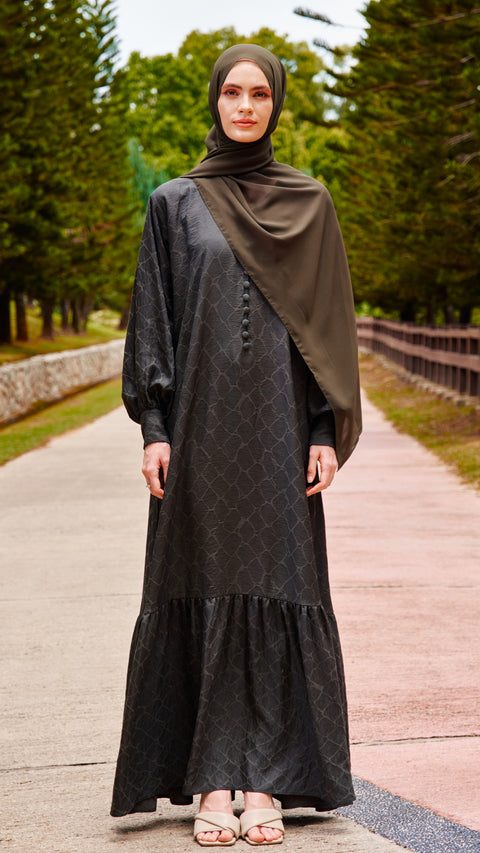 Iris Dark Green Dress (CLEARANCE)