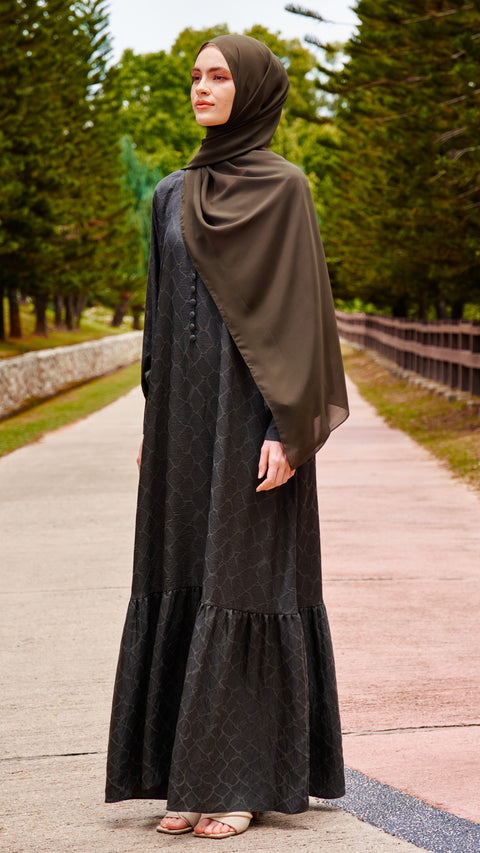 Iris Dark Green Dress (CLEARANCE)