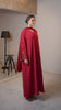 Korean Nidha Adliya Scarlet Red Abaya