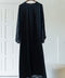 Korean Zoom Ahwar Midnight Blue Abaya