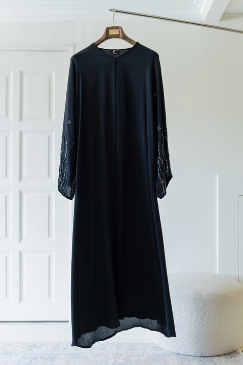 Ahwar Midnight Blue Abaya