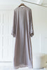 Korean Zoom Ahwar Taupe Abaya