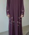 Alcazar Wine Grape Abaya