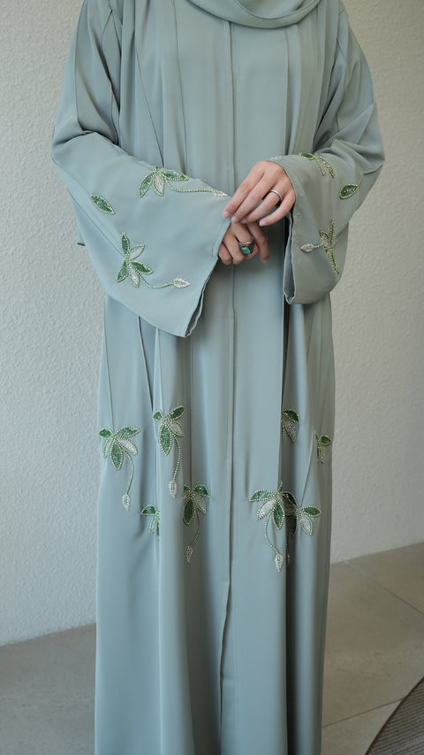 Alcazar Moss Green Abaya