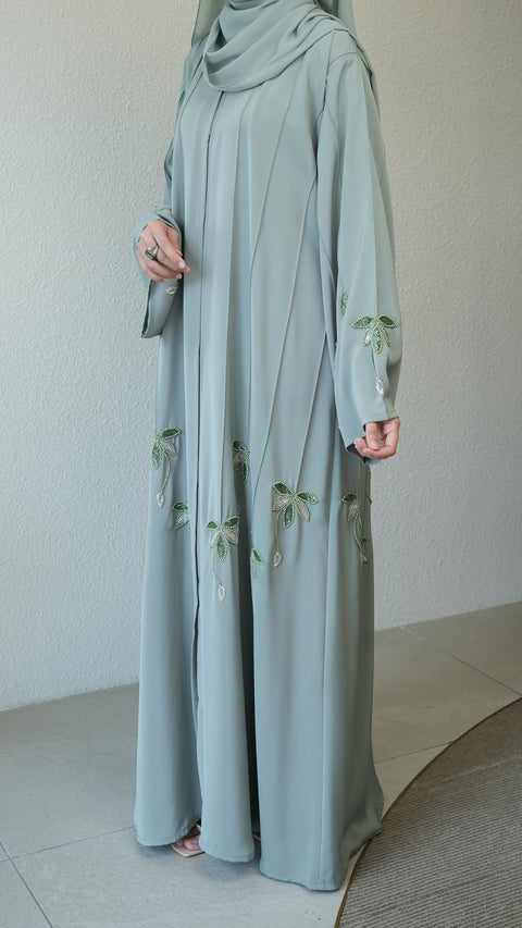 Alcazar Moss Green Abaya