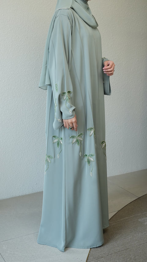 Alcazar Moss Green Abaya