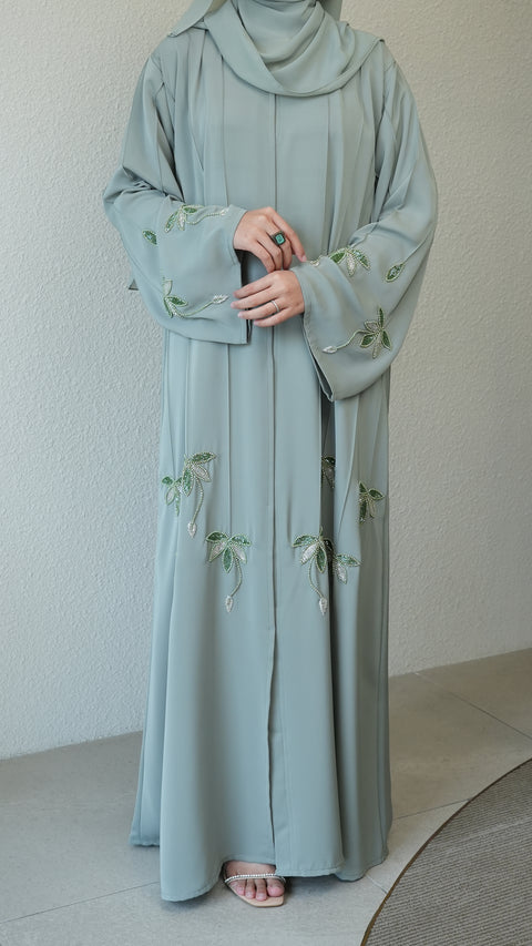 Alcazar Moss Green Abaya