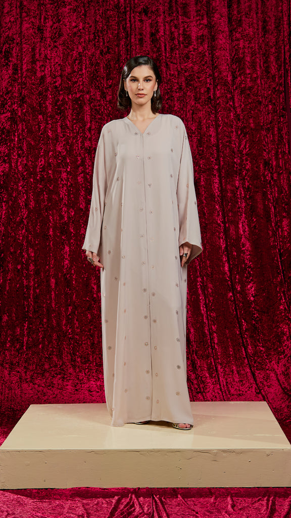 Korean Nidha Aleppo Almond Milk Abaya