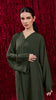 Korean Nidha Aleppo Olive Abaya