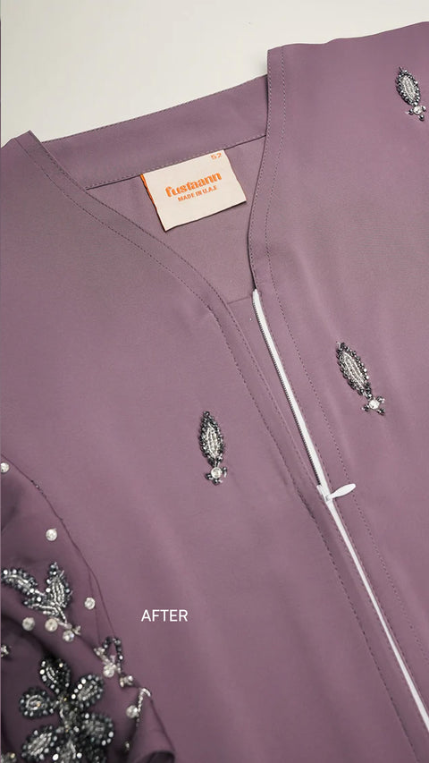 Add Zipper (Open Front Abaya)