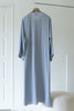 Korean Zoom Amadiya Dusty Blue Abaya