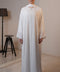 Amanjena Frost White Abaya
