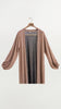 Lurex Jersey Amber Bronze Cardigan