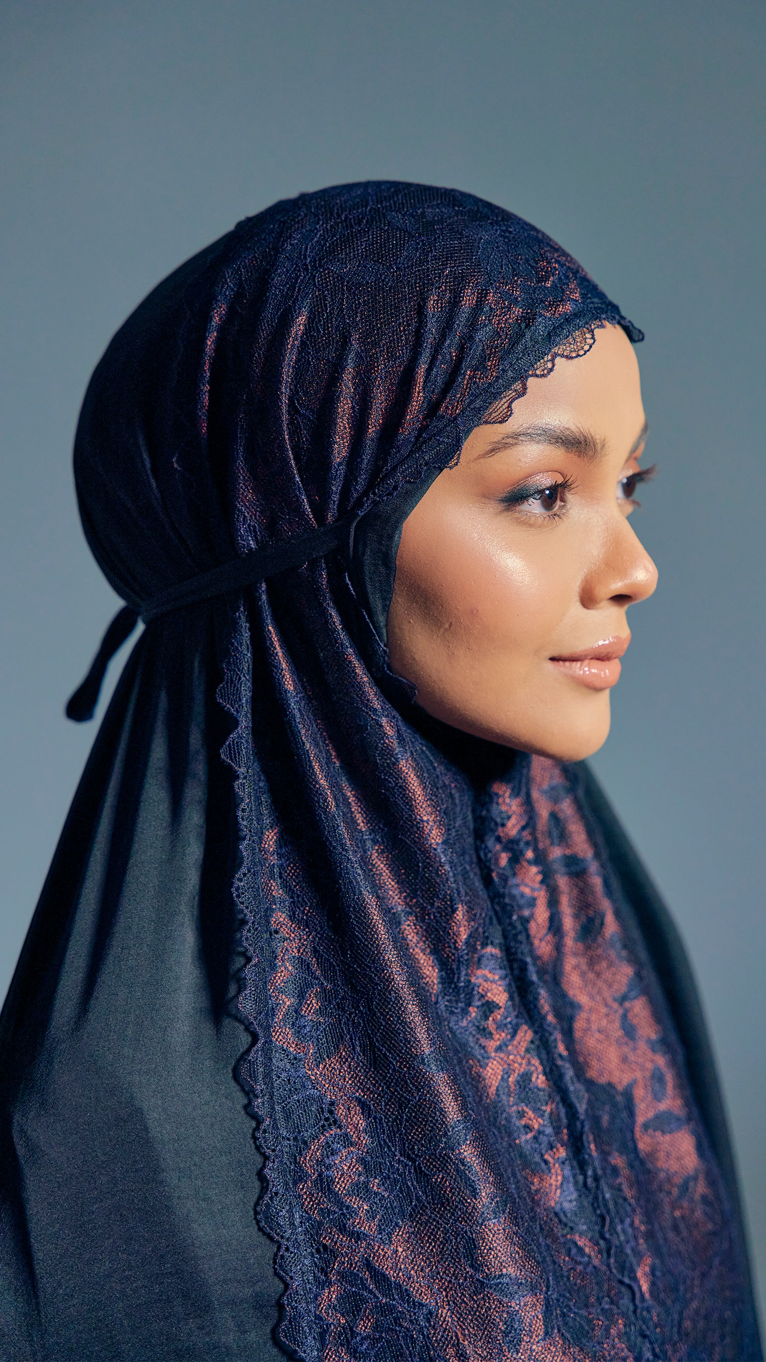 light grey suit with yellow tie