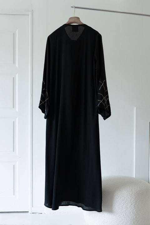 Korean Zoom Ararat Black Abaya