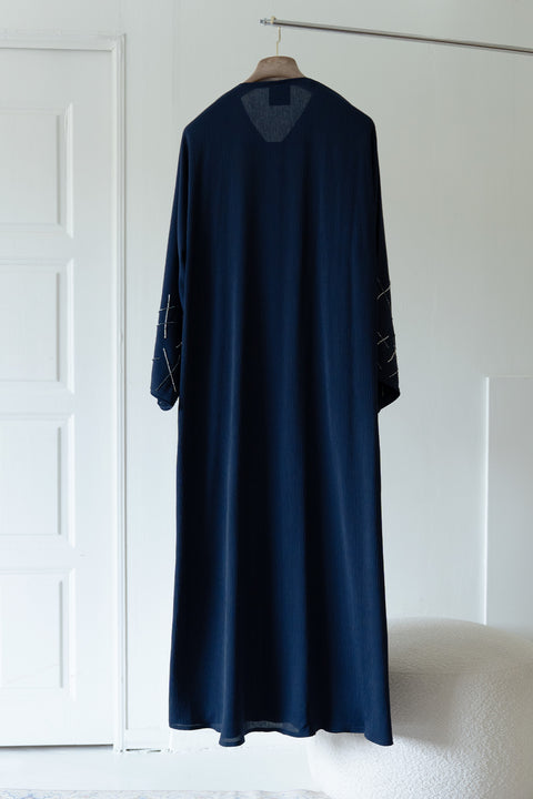 Korean Zoom Ararat Dark Blue Abaya