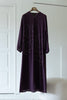 Korean Zoom Ararat Dark Purple Abaya