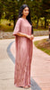 Creased HM Silky Armani Dress Pleated Dusty Pink