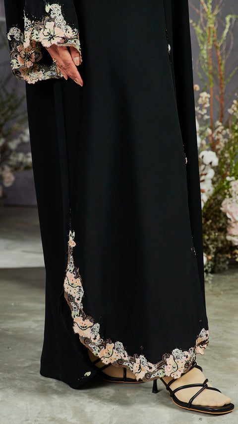 Aster Flowery Abaya