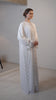Korean Nidha Attabad Frost White Cardi Abaya