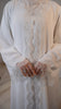 Korean Nidha Attabad Frost White Cardi Abaya