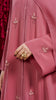 Korean Nidha Azna Salmon Pink Abaya