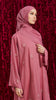 Korean Nidha Azna Salmon Pink Abaya