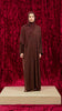 Korean Nidha Azna Rich Brown Abaya