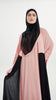 Korean Zoom Adana Black Pink Abaya