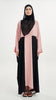Korean Zoom Adana Black Pink Abaya