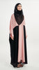 Korean Zoom Adana Black Pink Abaya