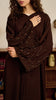 Korean Zoom Ahwar Dark Brown Abaya