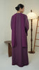 Cotton Linen Akra Violet Abaya