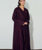 Albania Maroon Abaya