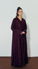 Rayon Viscose Albania Maroon Abaya