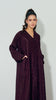 Rayon Viscose Albania Maroon Abaya