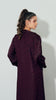 Rayon Viscose Albania Maroon Abaya