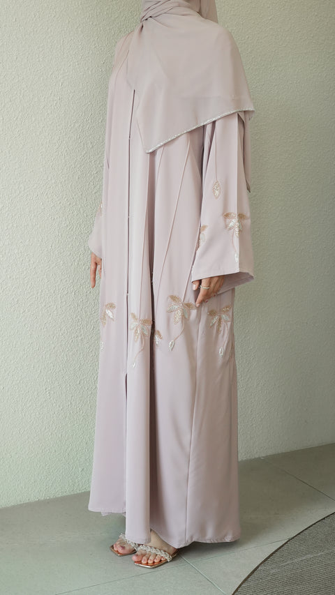 Alcazar Mauve Abaya