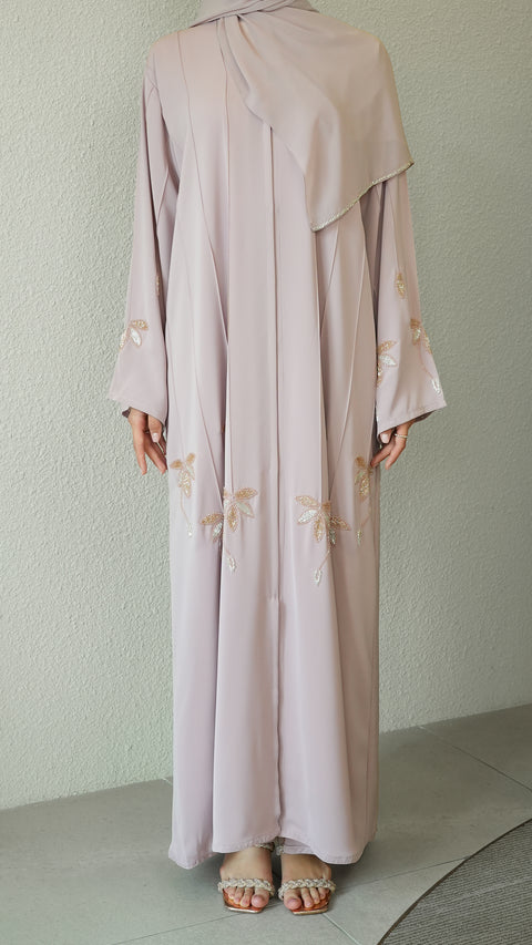 Alcazar Mauve Abaya