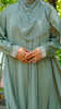 Alena Sage Green Abaya by Guzel Kismet