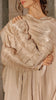 Organza Alrayah Pale Champagne Abaya