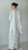 Turkish Cotton Altyn Ivory Tangerine Abaya