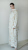 Turkish Cotton Altyn Ivory Tangerine Abaya
