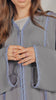 Korean Nidha Amanjena Fog Grey Abaya