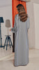 Korean Nidha Amanjena Fog Grey Abaya