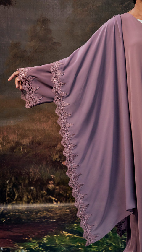 Amasya Vintage Lavender Abaya